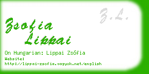zsofia lippai business card